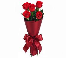 Букет 5 Красных роз Эдлесс Лав в Беляевка
