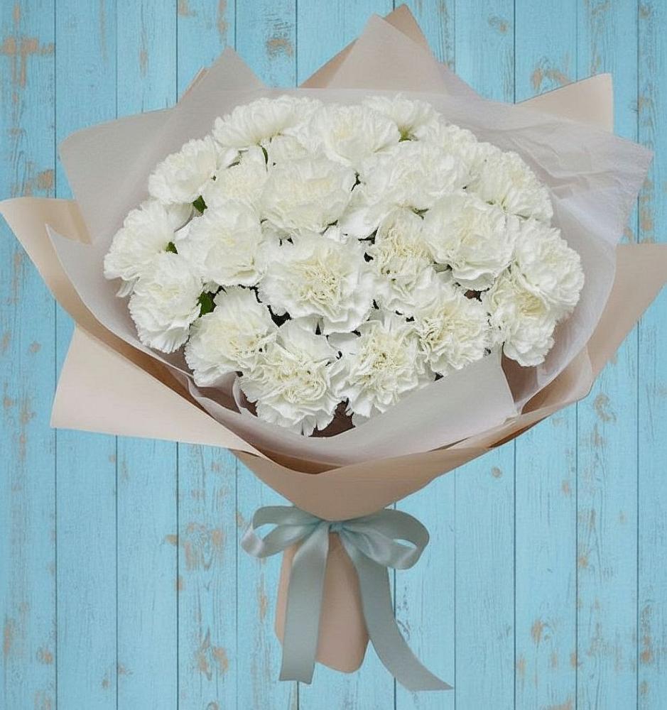 Букет цветов из: Гвоздики в Беляевка