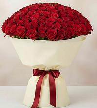 Букет 101 Красная роза Милано в Беляевка