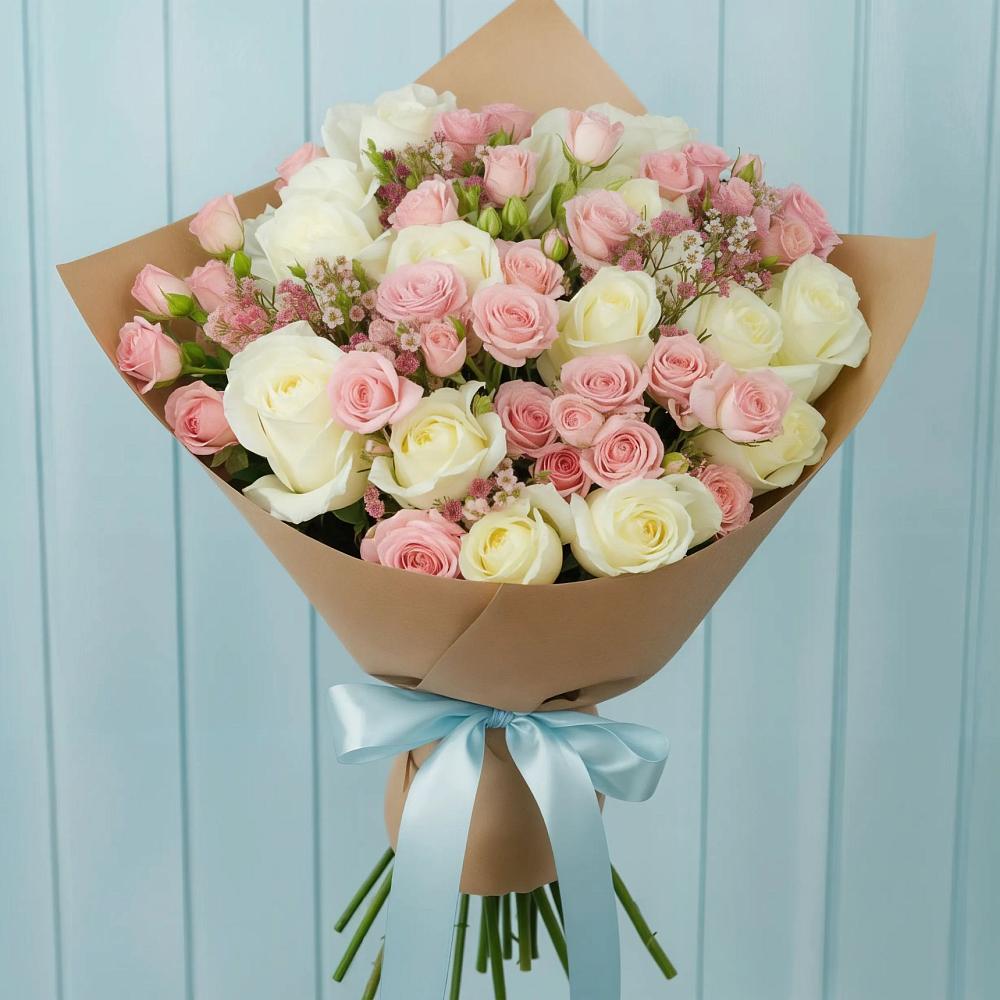 Букет цветов из: Розы в Беляевка