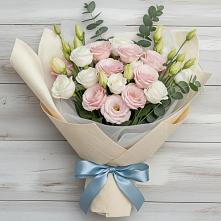 Букет цветов из:  Лизиантусы #REPLACE_PRED# Беляевка