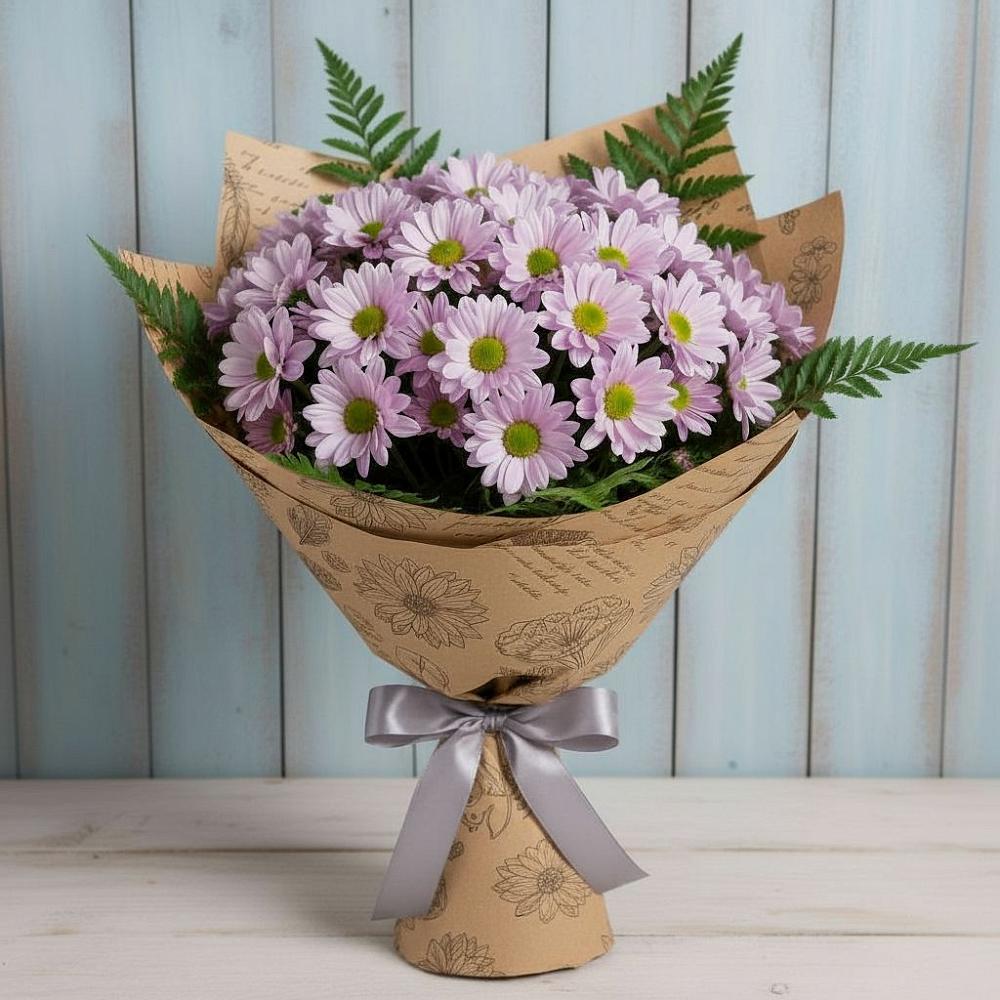 Букет цветов из: Хризантемы в Беляевка