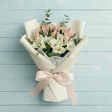 Букет цветов из:  Альстромерии #REPLACE_PRED# Беляевка