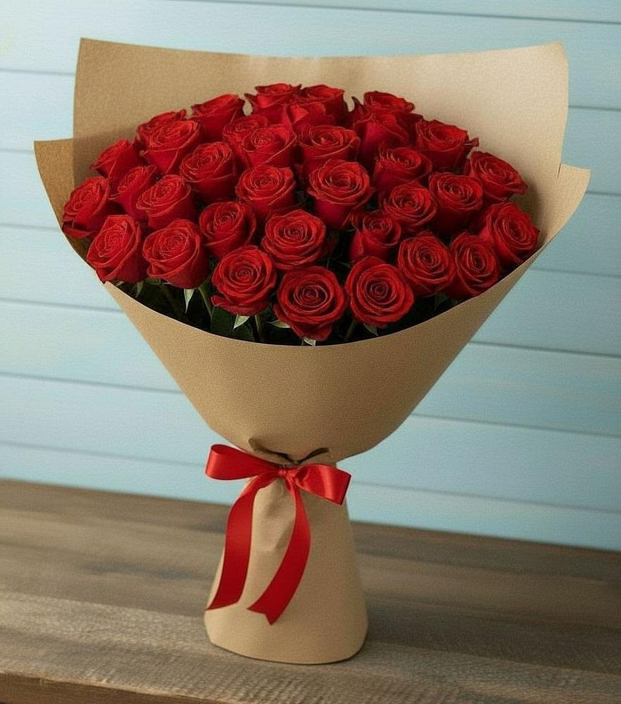 Букет Красные розы Милано в Беляевка
