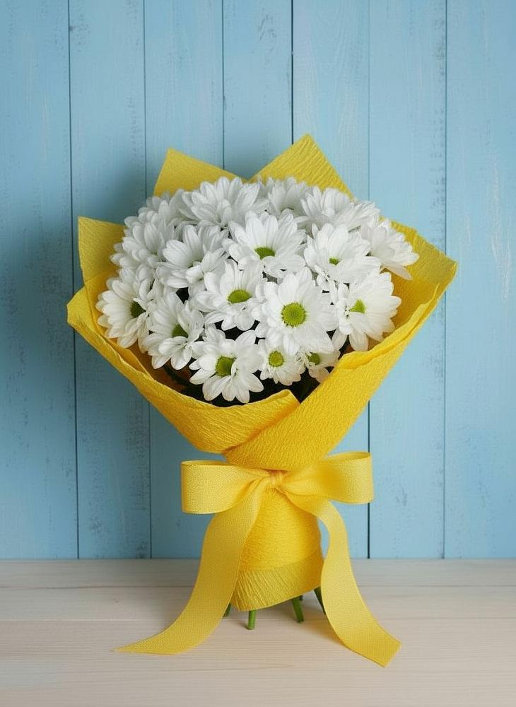 Букет цветов из: Хризантемы в Беляевка