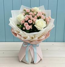 Букет цветов из:  Розы в Беляевка