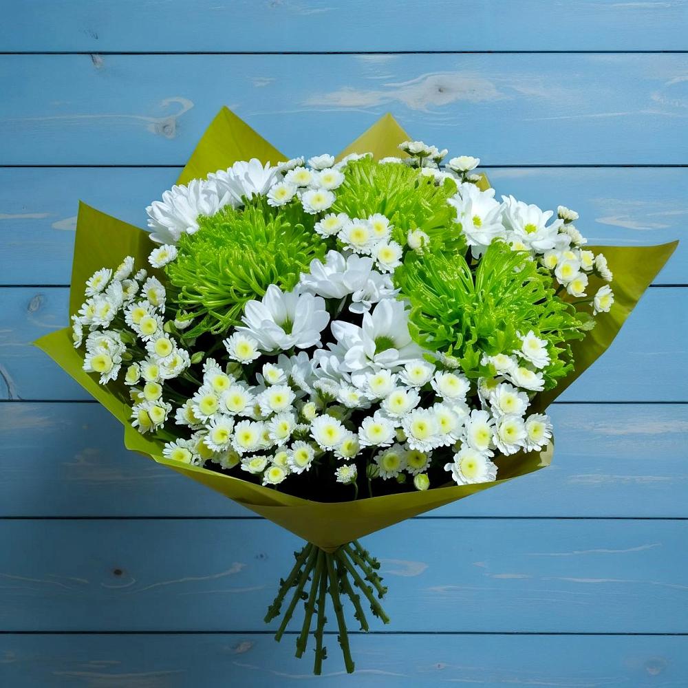 Букет цветов из: Хризантемы в Беляевка