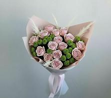 Букет цветов из:  Розы и Хризантемы в Беляевка