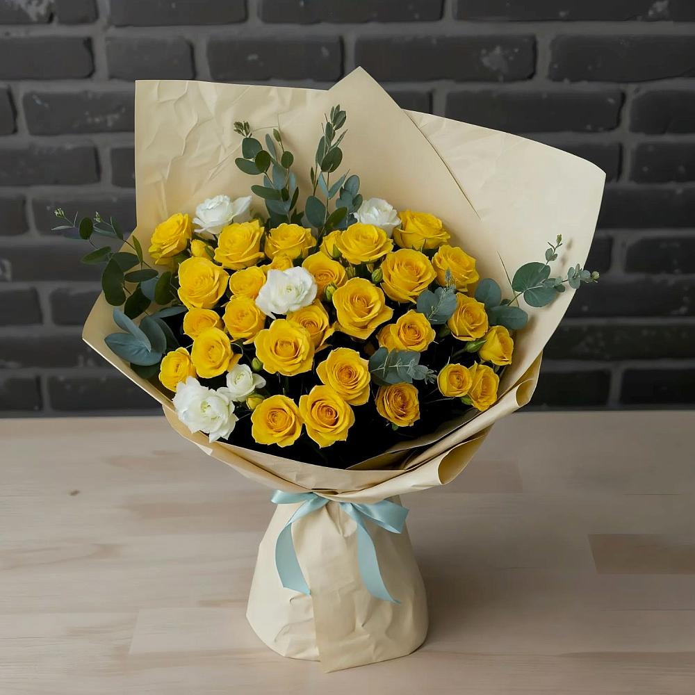 Букет цветов из: Розы в Беляевка