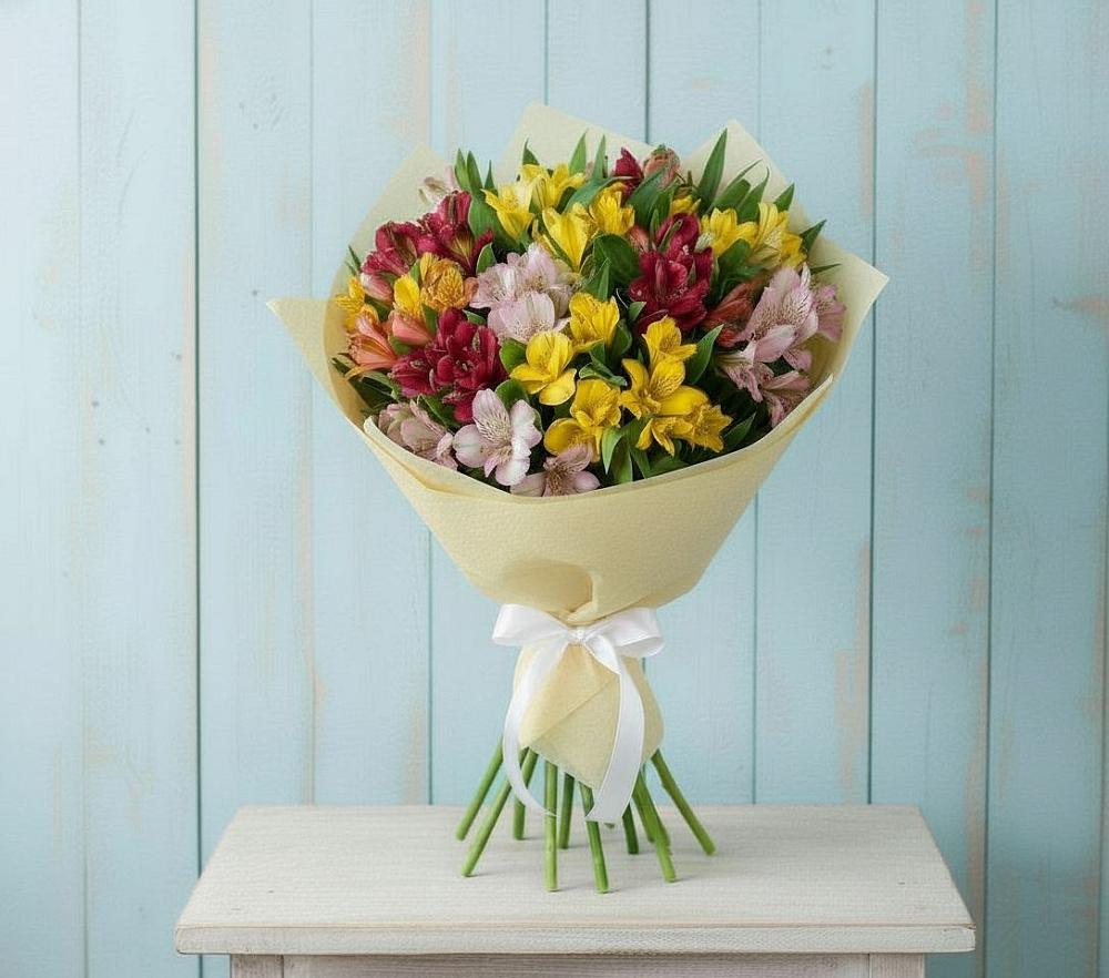 Букет цветов из: Альстромерии в Беляевка