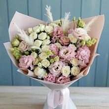 Букет цветов из:  Альстромерии и Розы в Беляевка