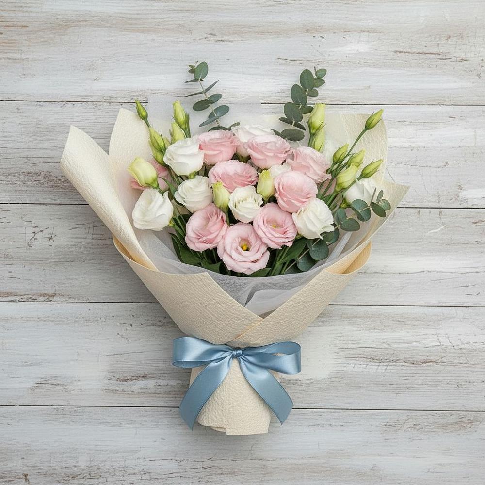 Букет цветов из: Лизиантусы в Беляевка